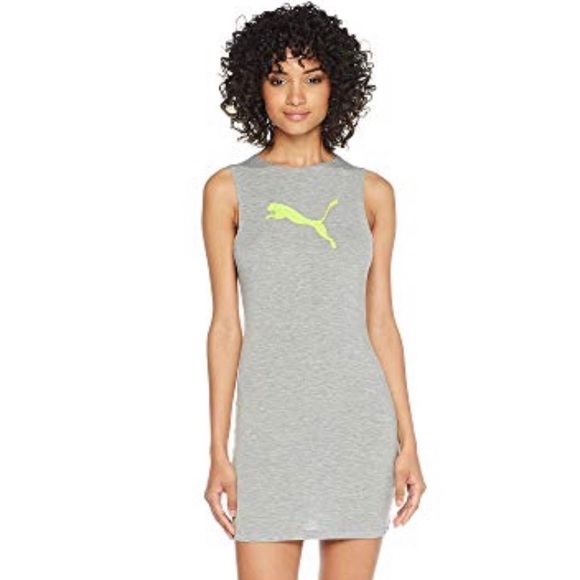 Puma Dresses & Skirts - Fenty Puma Zip-Back Mini Jersey Tank Dress  NWT